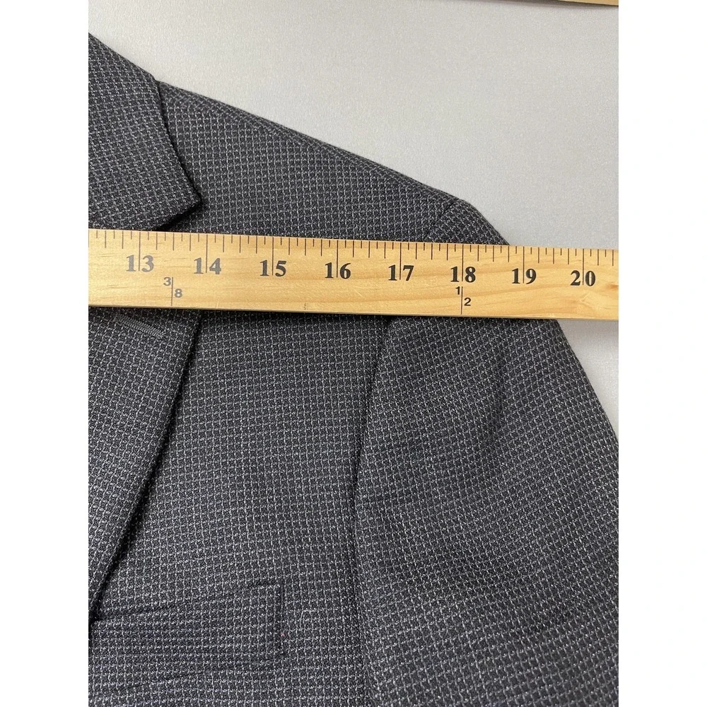 Peter‎ Millar Mens Blazer 40R Gray Tweed 100% Wool Evening 2 Button Sport Coat